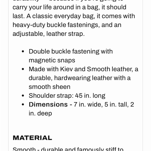 Dr. Martens mini satchel purse crossbody - Picture 7 of 12